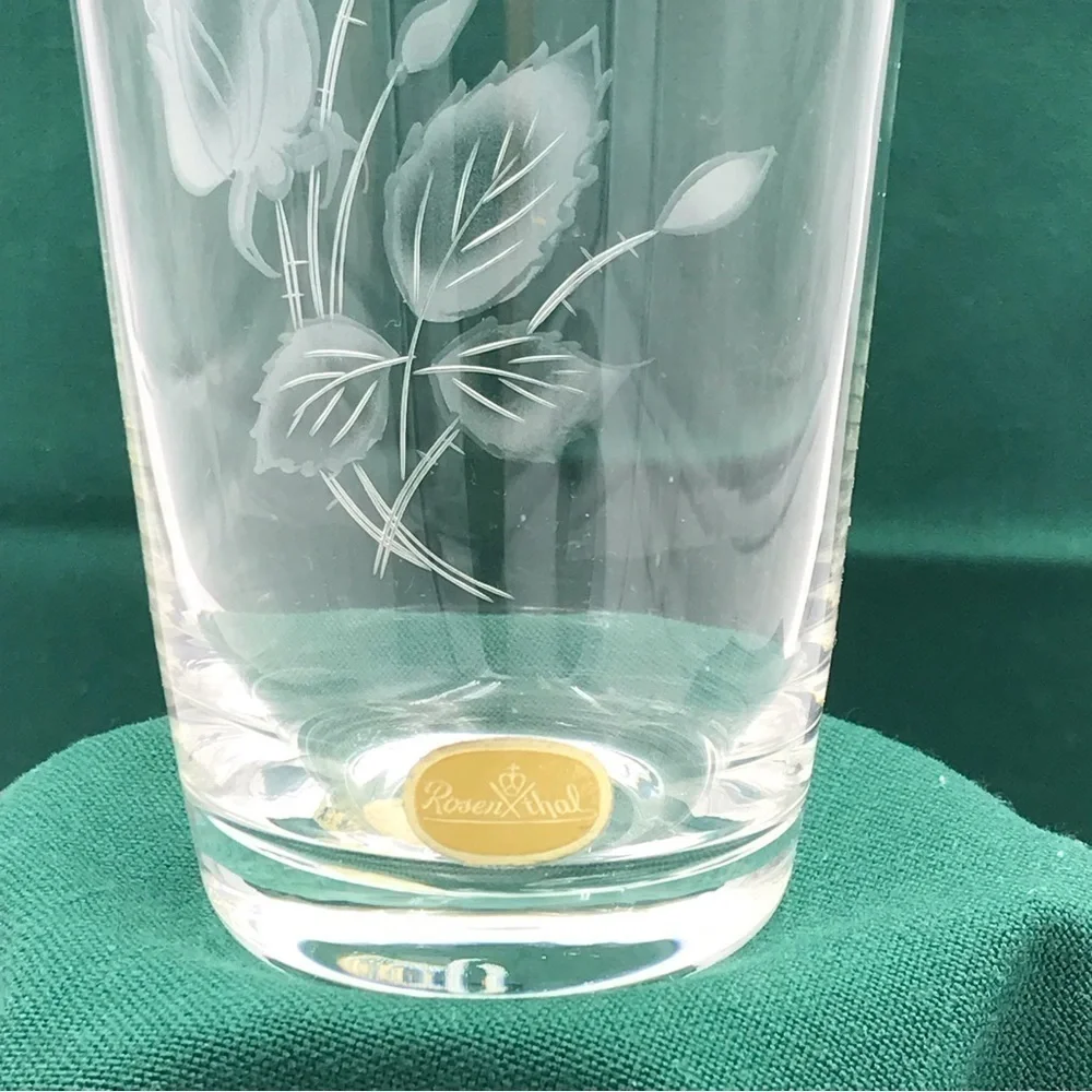 Vintage Rosenthal Etched Glass Set of Glasses